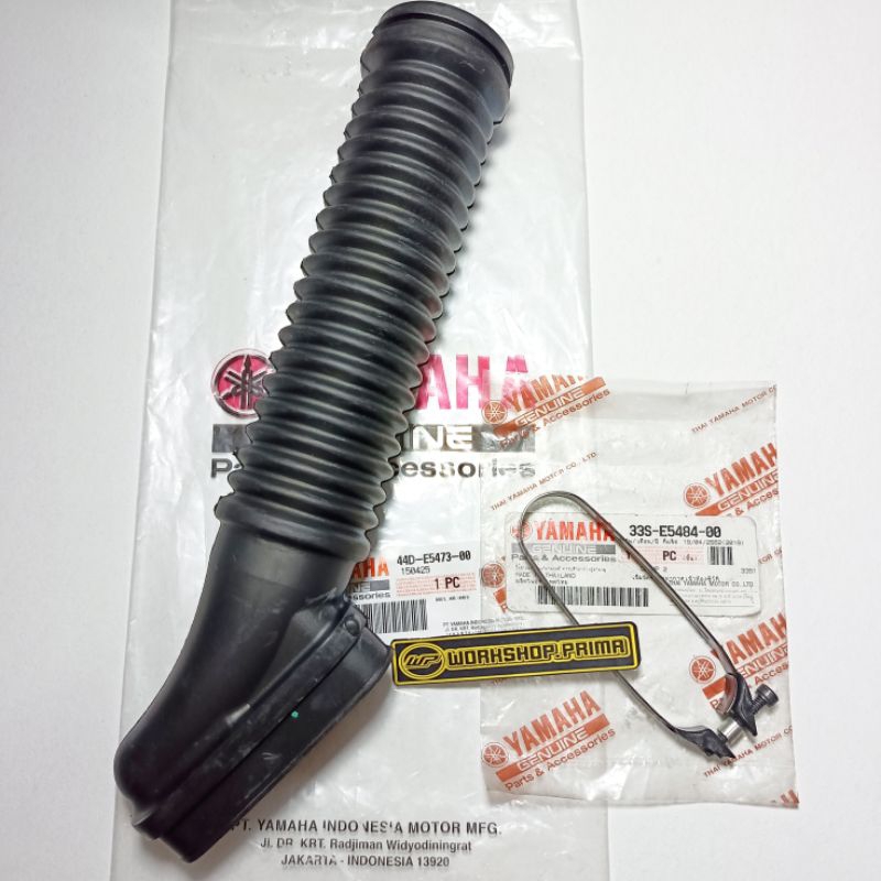 Selang Besar Karet Hawa Spiral Duct Air Filter Udara Klem cvt Xeon Karbu RC GT 125 Aerox 125 Ori Ygp