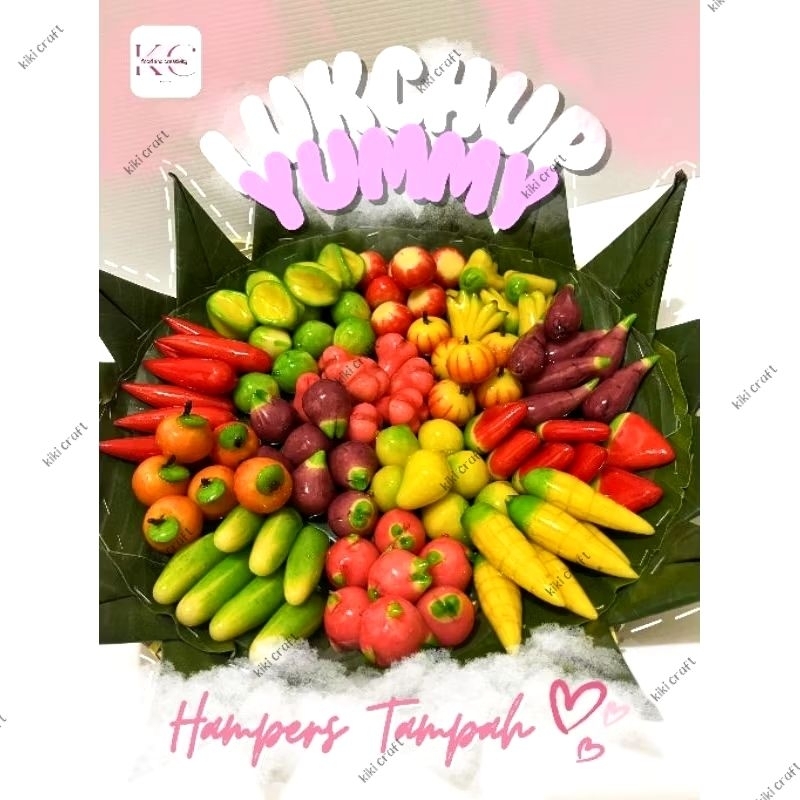 Kue Lukchup / Kue Tampah Kue buah mini thailand Look Chup Dessert Hampers