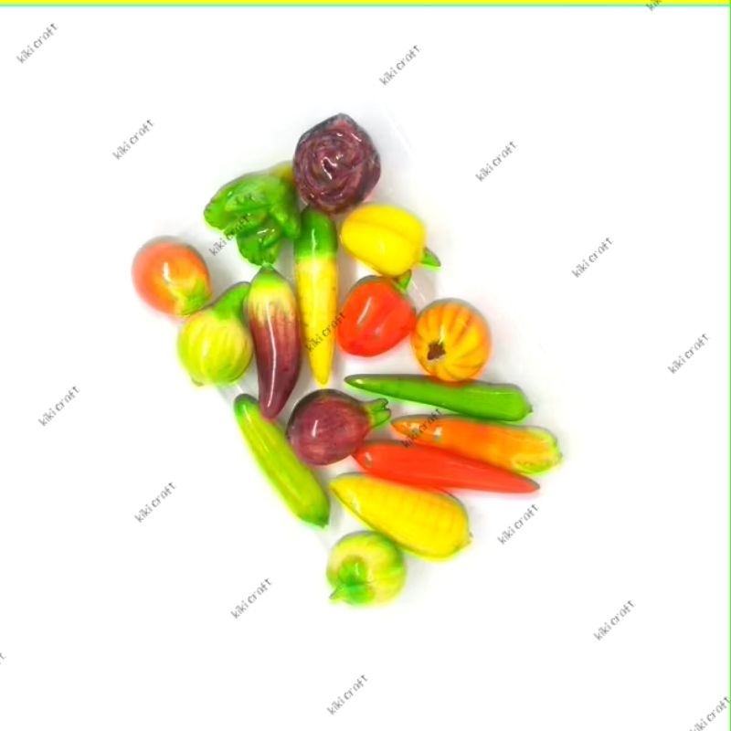 

KUE LUKCHUP KUE BUAH MINI THAILAND BENTUK SAYURAN LOOK CHOUP LOOKCHUP HAMPERS KUE BASAH KUE UNIK KACANG HIJAU DESSERT GARNISH