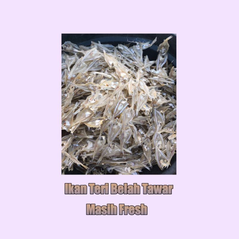 

ikan teri tawar masih fresh 100g/1kg