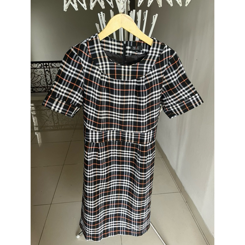 Preloved Dress AFAF Tartan XL