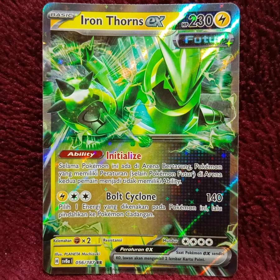 Iron Thorns Futur EX RR sv8a - Pokemon TCG Indonesia foil holo