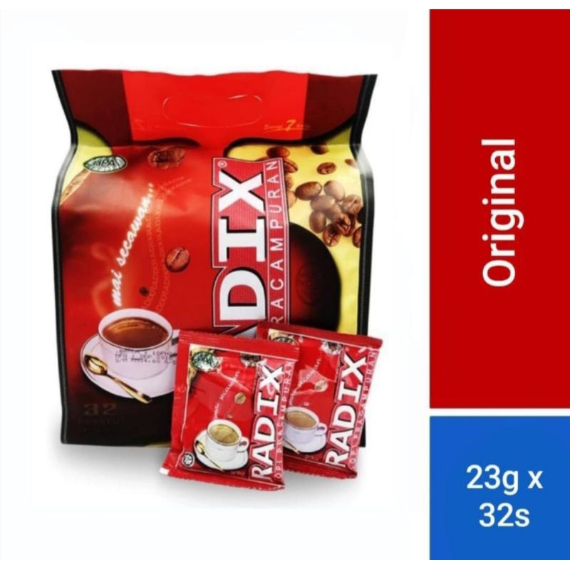 

RADIX HPA Jumbo Original Kopi Instan Malaysia (23g x 32 sachet)
