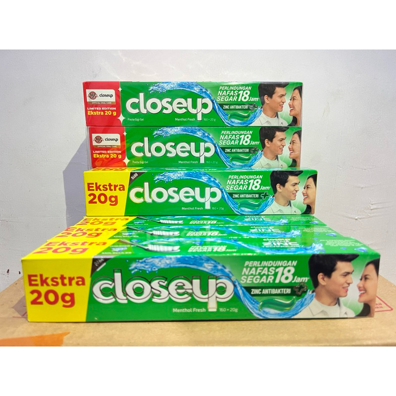 Close Up Pasta Gigi Gel Green Ever Fresh 160+20g (170gram)