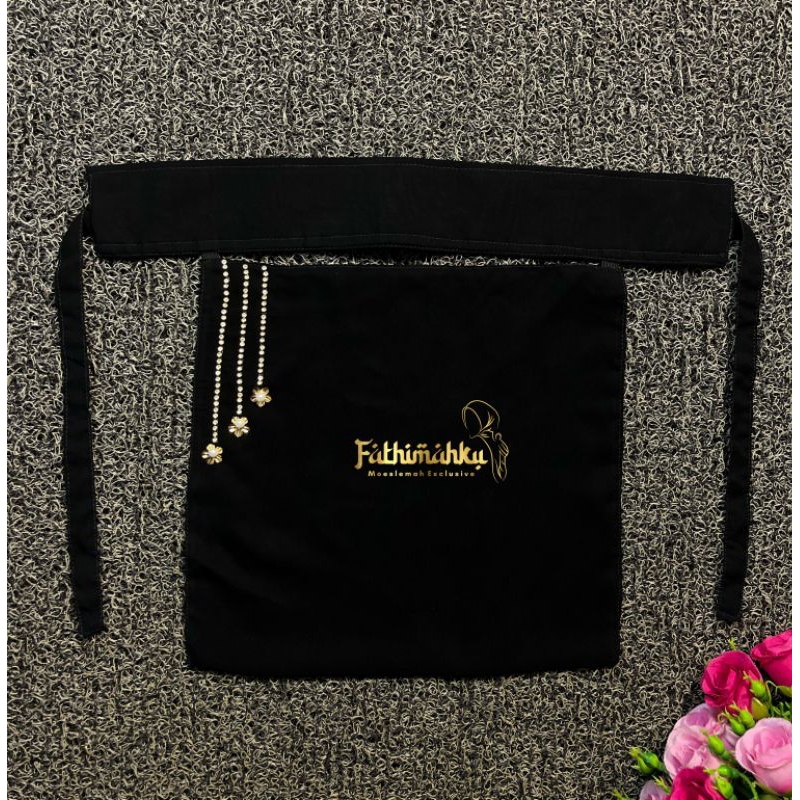 Cadar Bandana NIQAB PENDEK 25 CM/Niqab POni PENDEK Variasi Manik/Cadar Niqab Sifon Termurah By Fathi