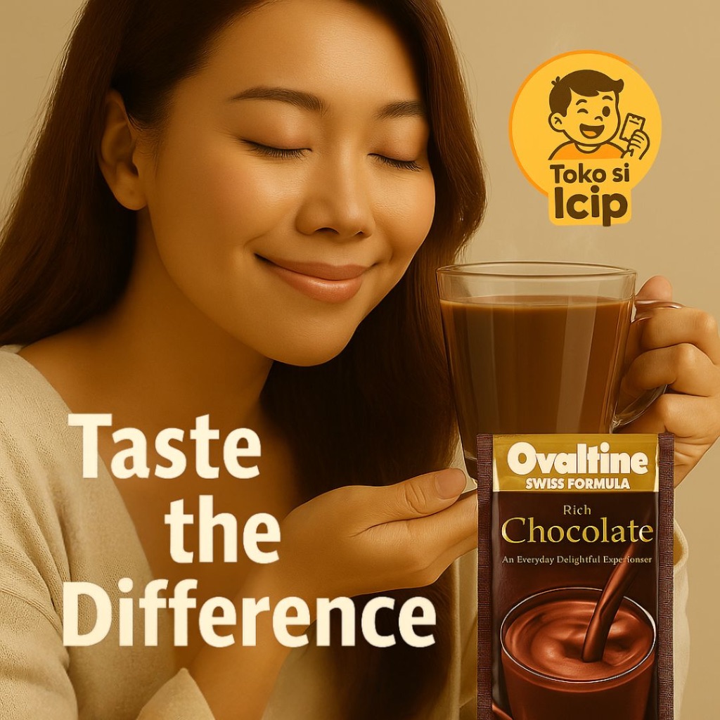 

[Sachet] Ovaltine Swiss Formula Rich Chocolate Minuman Cokelat Instant 29.6gr 100% Original Thailand