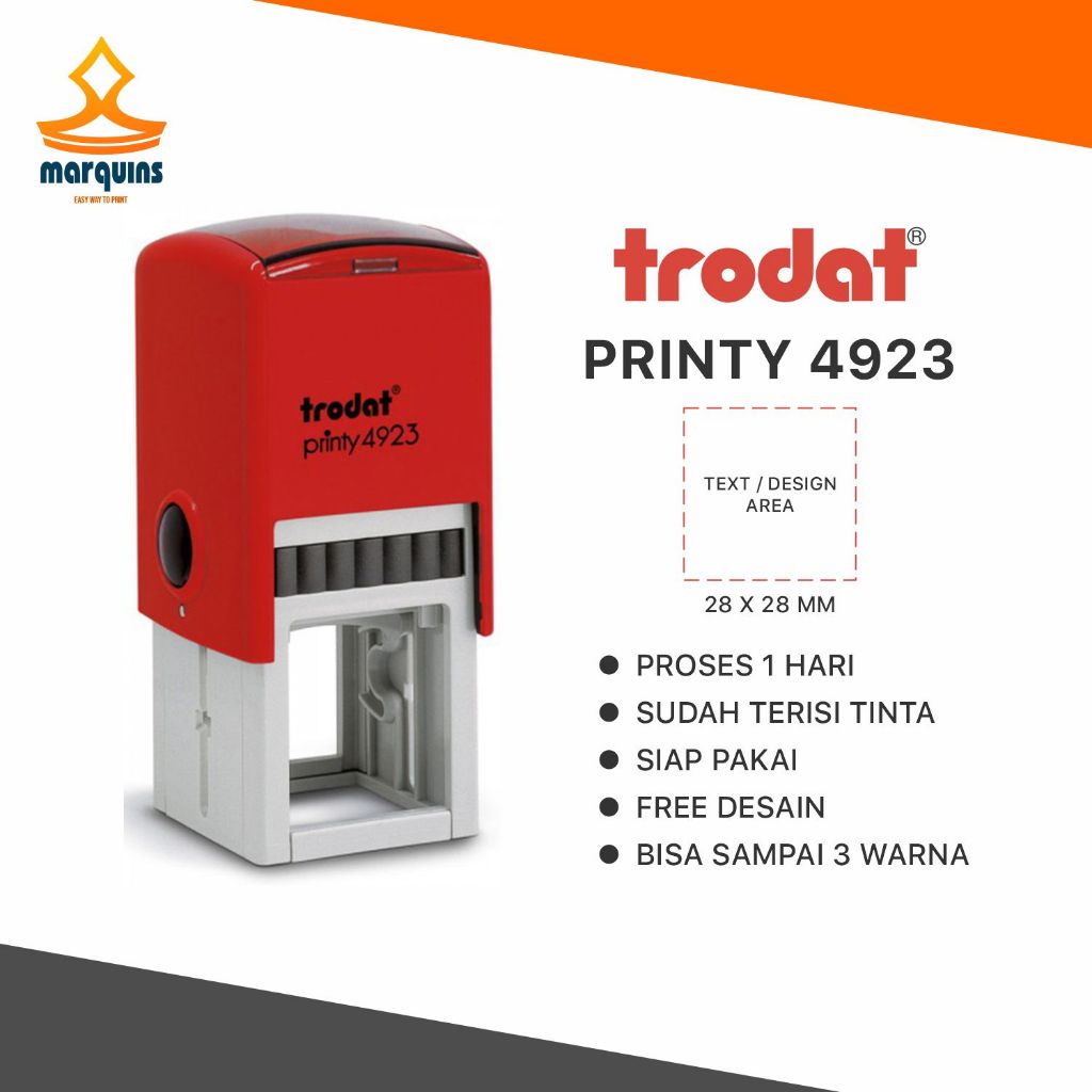 

Stempel Otomatis Trodat 4923 | Stempel Nama/Alamat | Stempel Cocok Untuk Usaha | Kualitas Premium