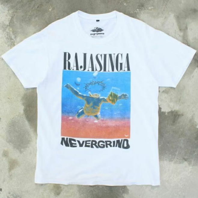 used TSHIRT RAJASINGA - NEVERGRIND (baca deskripsi)