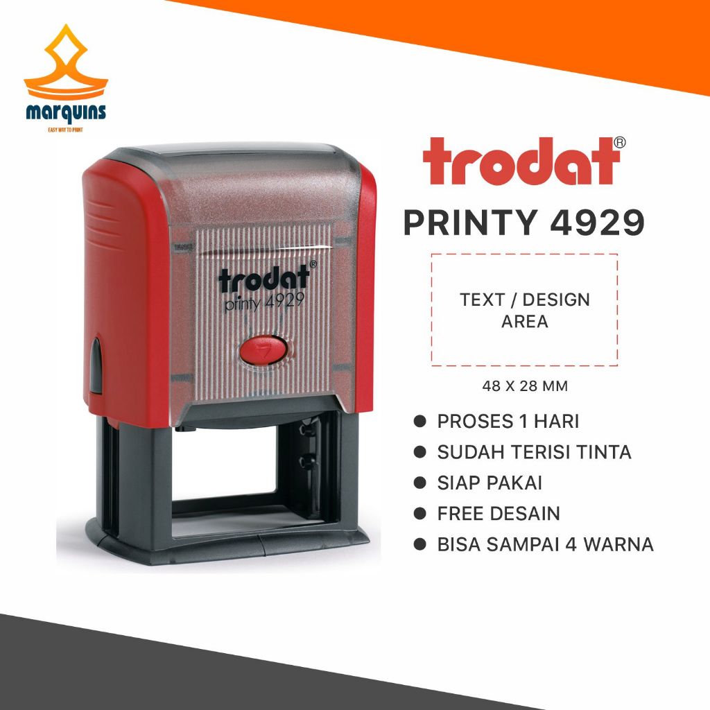 

Stempel Otomatis Trodat 4929 | Stempel Nama/Alamat | Stempel Cocok Untuk Usaha | Kualitas Premium