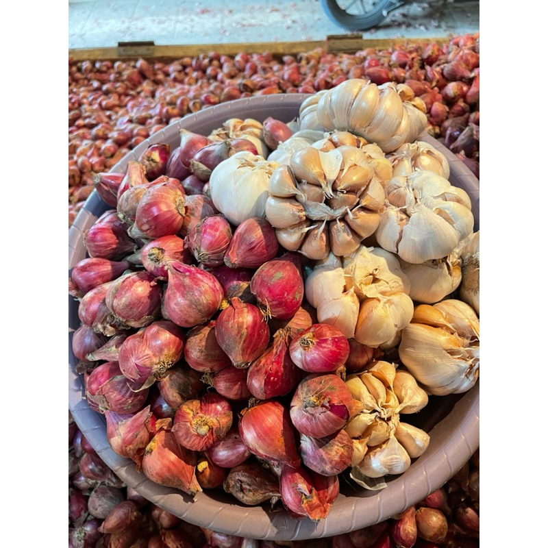 BAWANG MERAH & BAWANG PUTIH MIX 1kg