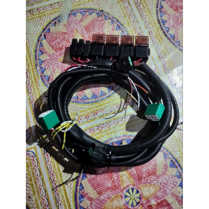 KABEl RELAY  SET BILED /FOGLAMP /MINI PROJIE  UNIVERSAL  FULL SOKET