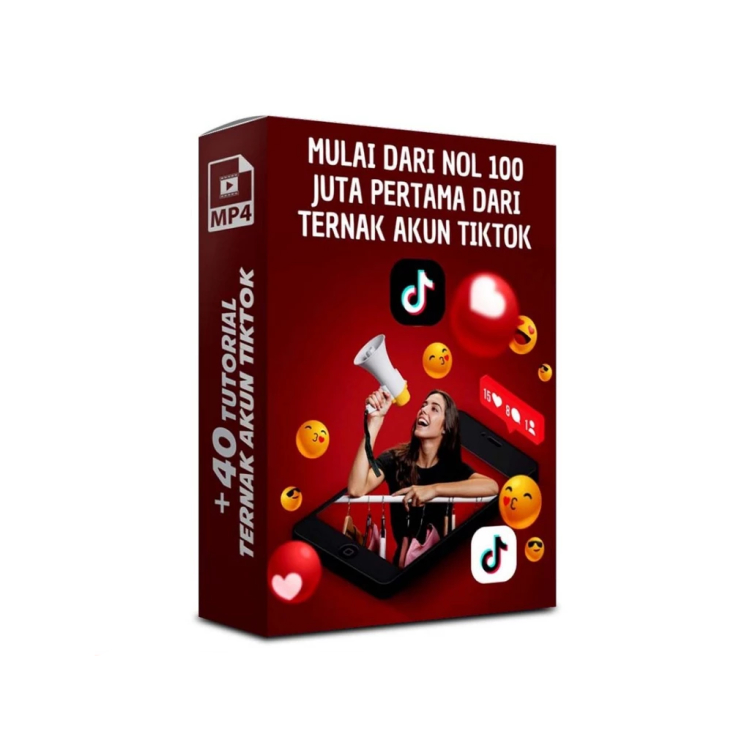 Ecourse 100 Juta Pertama Dari Ternak Akun Tiktok