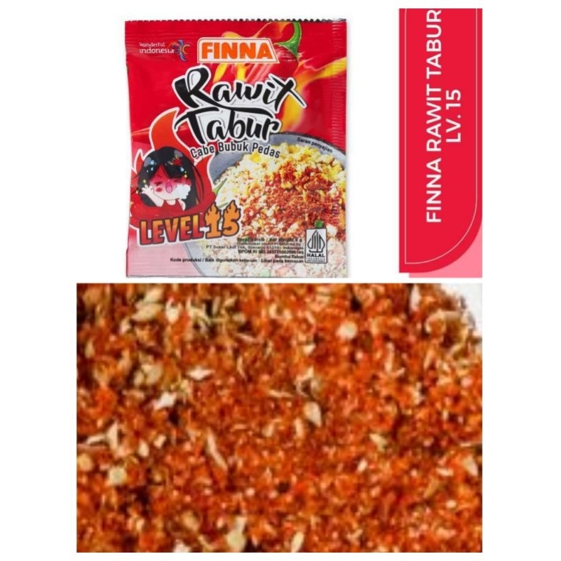 

Finna Rawit Tabur Cabe Bubuk Pedas 1 Sachet
