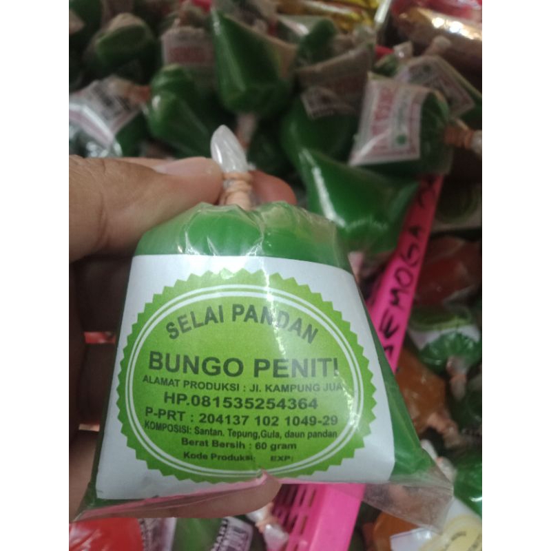 

Selai Rasa Pandan Bungo Peniti 1 Pcs