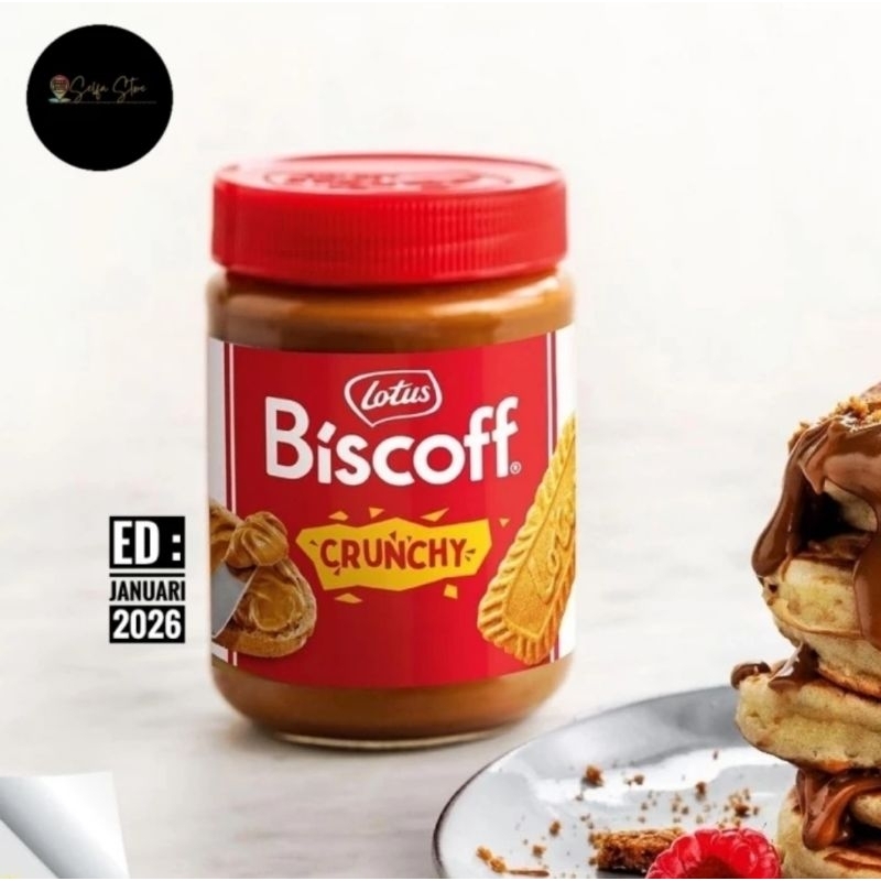 

Lotus Biscoff Spread 400gr Crunchy 380gr Termurah Halal