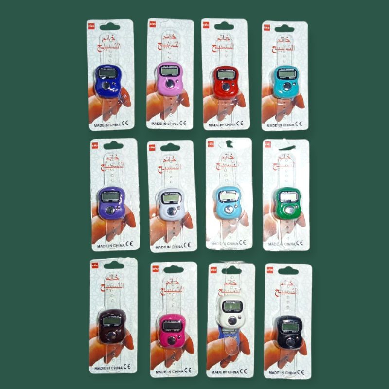 1 PCS ALAT HITUNG DIGITAL LED EMD 777 ATAU TASBIH JARI SOUVENIR COUNTER TALI KEMASAN MIKA