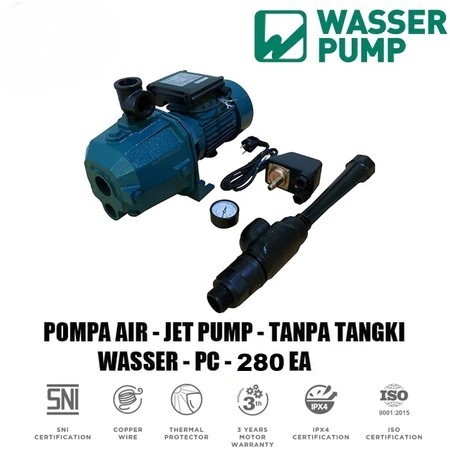Mesin Pompa Air/Jet Pump PC 280 EA Merk Wasser Pump