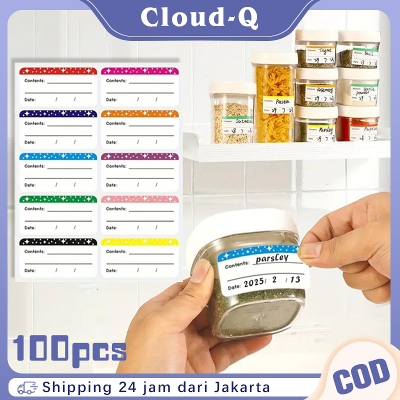 

Bergesan.mandala - Sticker Exp Date 100pcs Label Kadaluwarsa Makanan Best Before