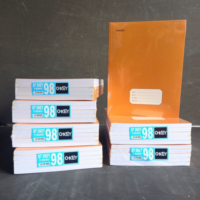 

Buku Tulis Okey 98 Lembar Kraft ( Pak 5 Buku ) [ Original ] Produk By Kiky