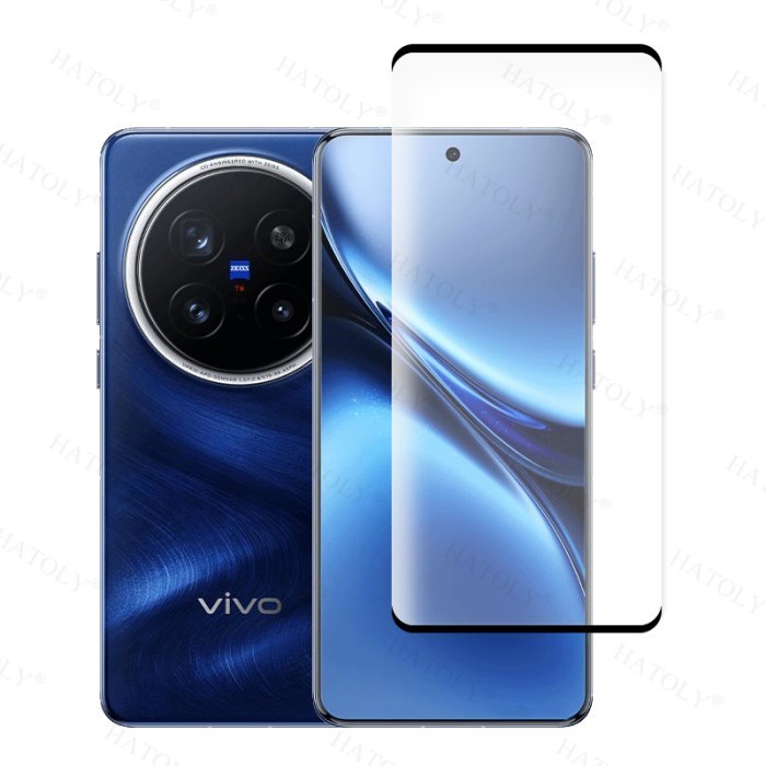 Tempered Glass 3D Curved Vivo X200 / X200 Pro / X200 Pro Mini Full Cover - CLEAR HD, Vivo X200
