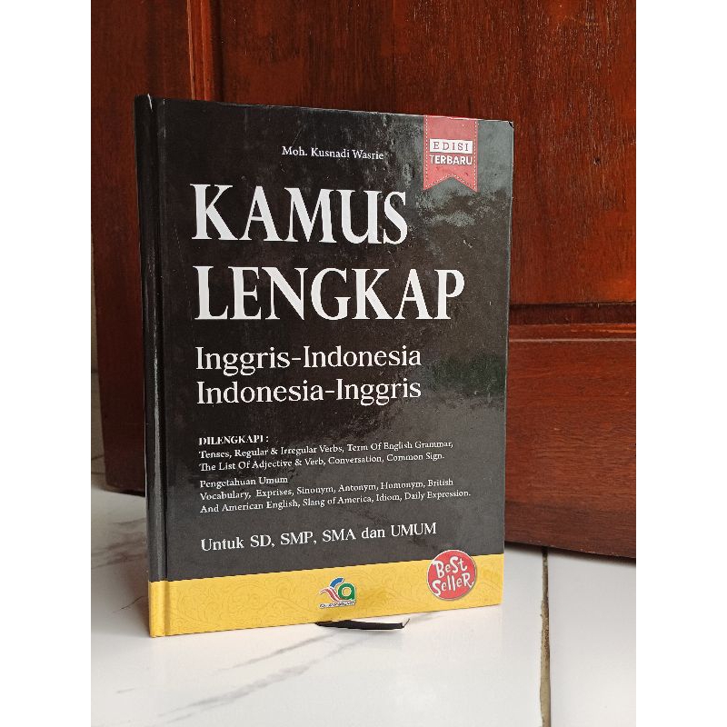 Kamus Lengkap Besar HC Inggris-Indonesia / Indonesia-Inggris Ca Dilengkapi Tenses, Regular & Irregul