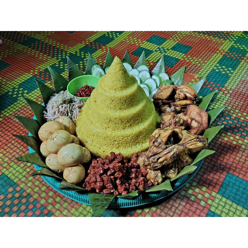 

[10 porsi] Nasi tumpeng Nasi uduk Nasi kuning Nasi Liwet