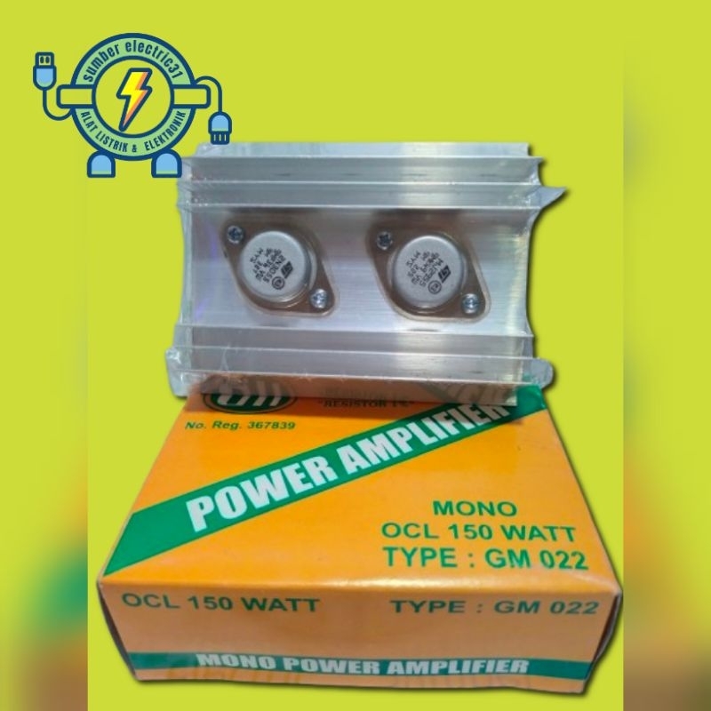 KIT DRIVER POWER AMPLIFIER OCL MONO 150 WATT GM 022