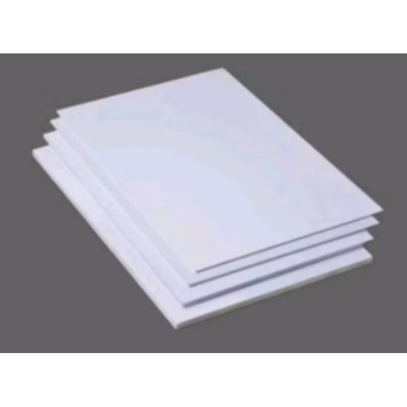 

potongan polos bahan pvc board/foam board uk40x80cm tebal 5mm