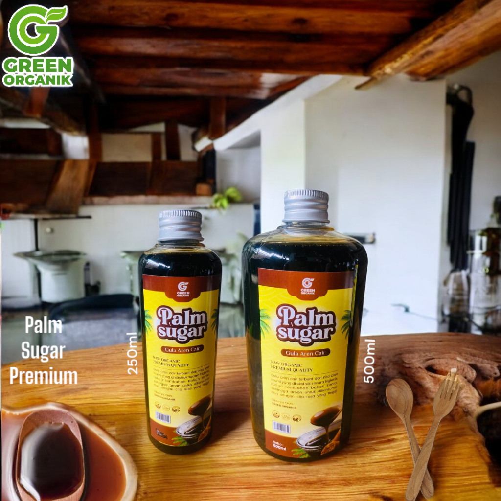 

GREEN ORGANIK Liquid Palm Sugar / Gula Aren Cair 500ml & 250ml
