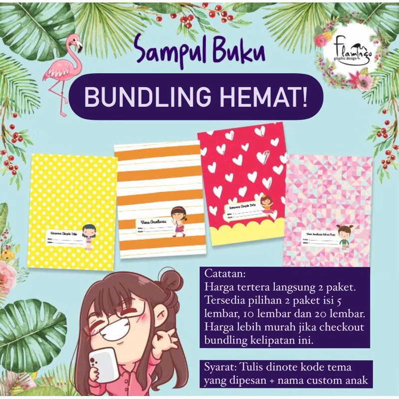 

SAMPUL BUKU PAKET HEMAT 2 pack