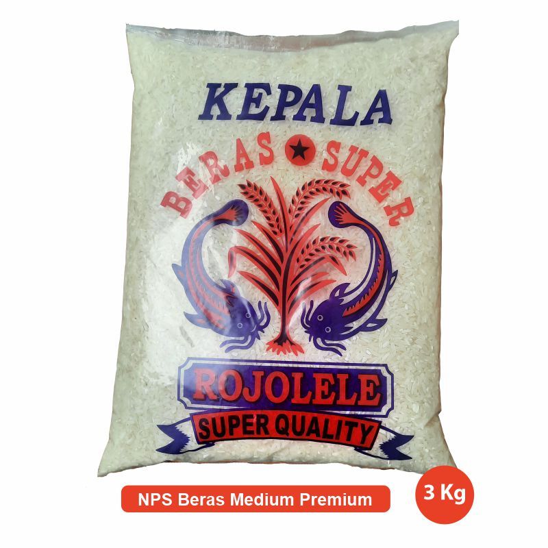 

Rojo Lele Beras Medium Premium 3 Kg