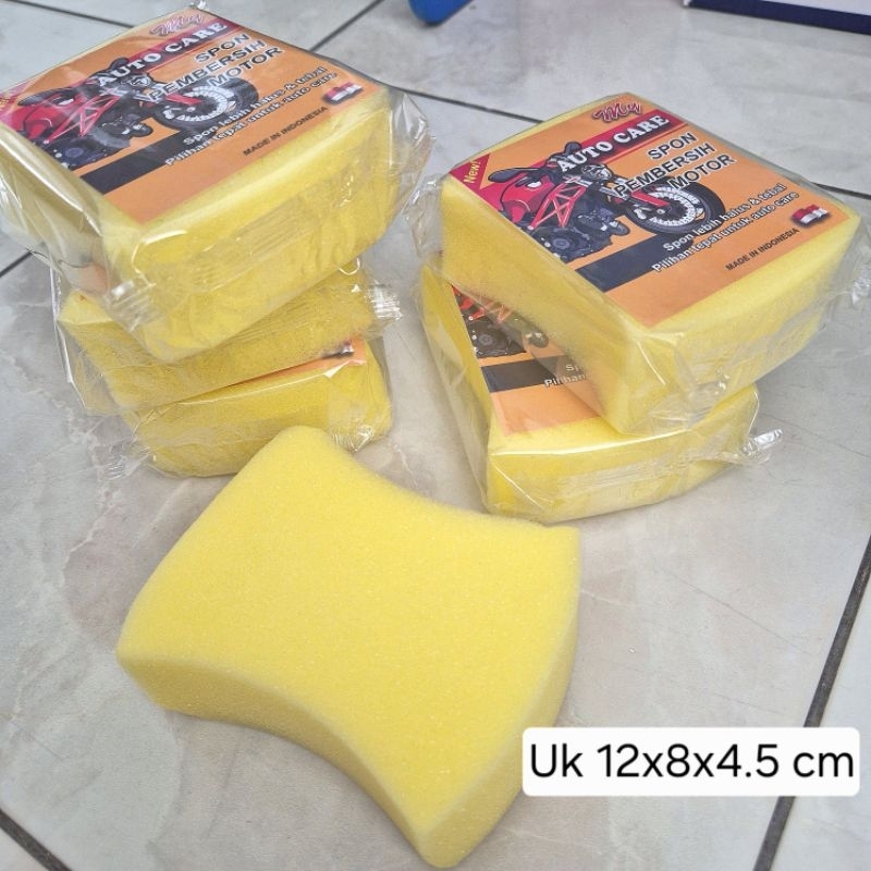. Spons Gitar Shape - MY Spon Busa Foam Cuci Motor Mobil Serbaguna Busi Cuci Tebal x