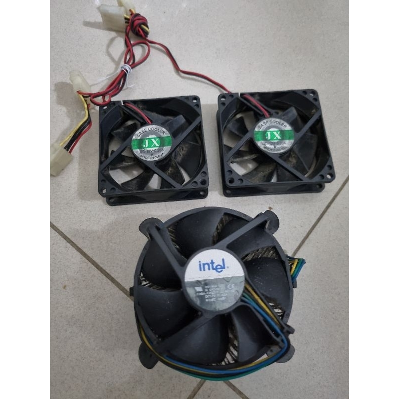 kipas komputer /kipas processor/kipas casing (sepaket)