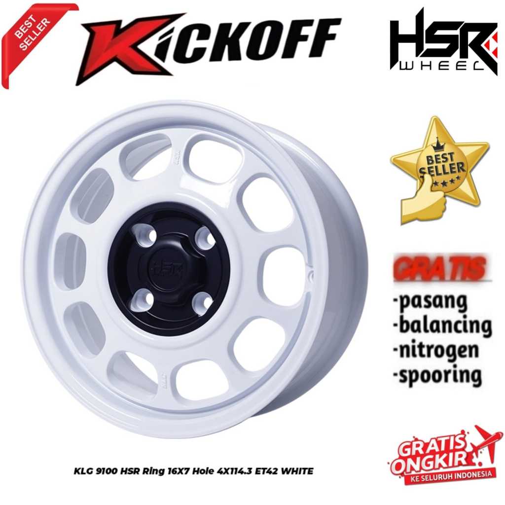 Velg Celong Model Velg Kaleng Merk HSR Tipe KLG R16 Cocok Untuk Mobil Avanza Xenia Livina