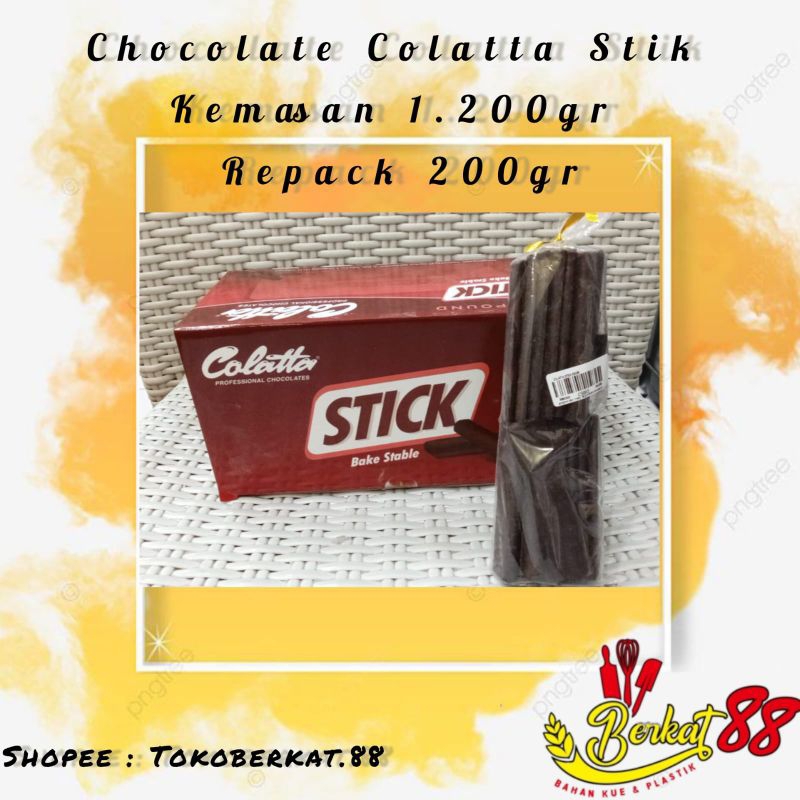 

CHOCOLAT COLATTA STICK KEMASAN 1.200GR & KEMASAN REPACK 200GR