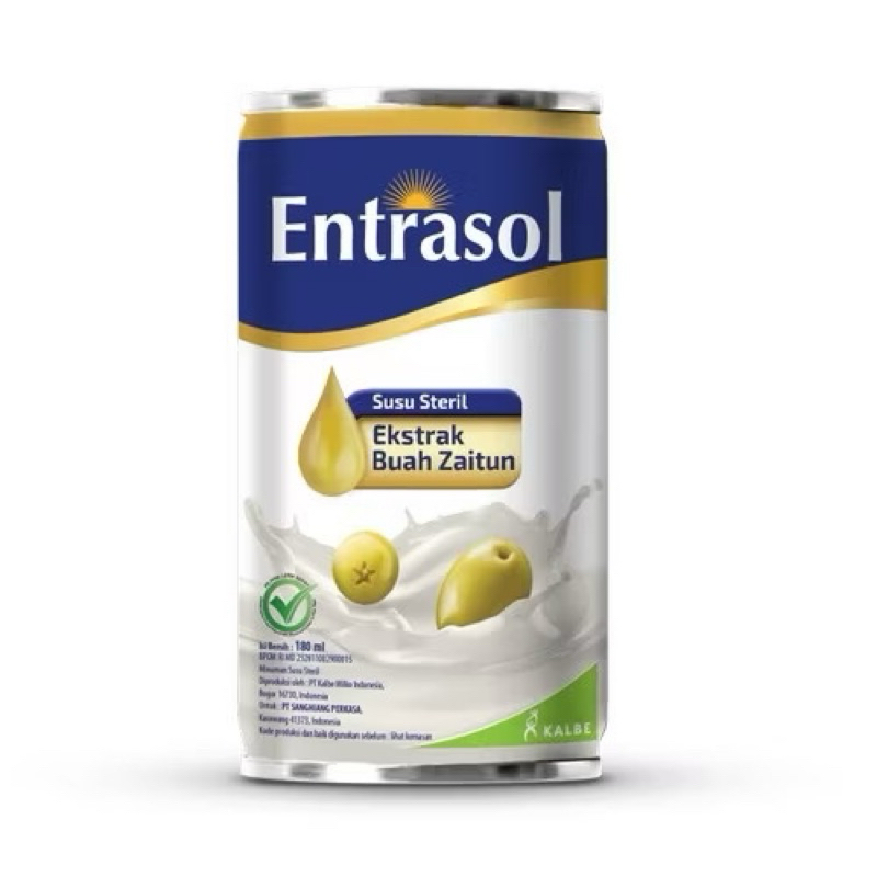 

( Buy 1 Get 1 ) Entrasol Susu Steril Can Dengan Ekstrak Buah Zaitun Murah