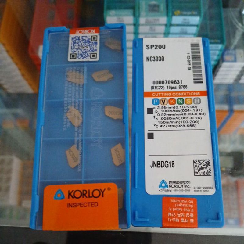 INSERT BLADE SP 200 NC 3030 KORLOY