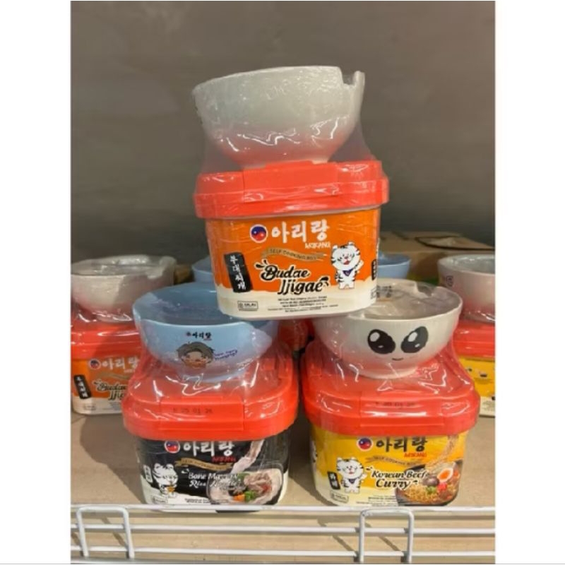

Arirang Self Cooking Box Budae Jjigae 160g + Mangkok Instan Kuah- mie instant