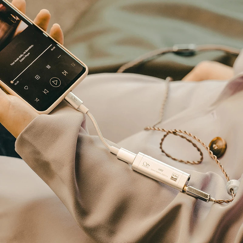 Headphone Amplifier USB DAC Portabel Audio Tipe-C