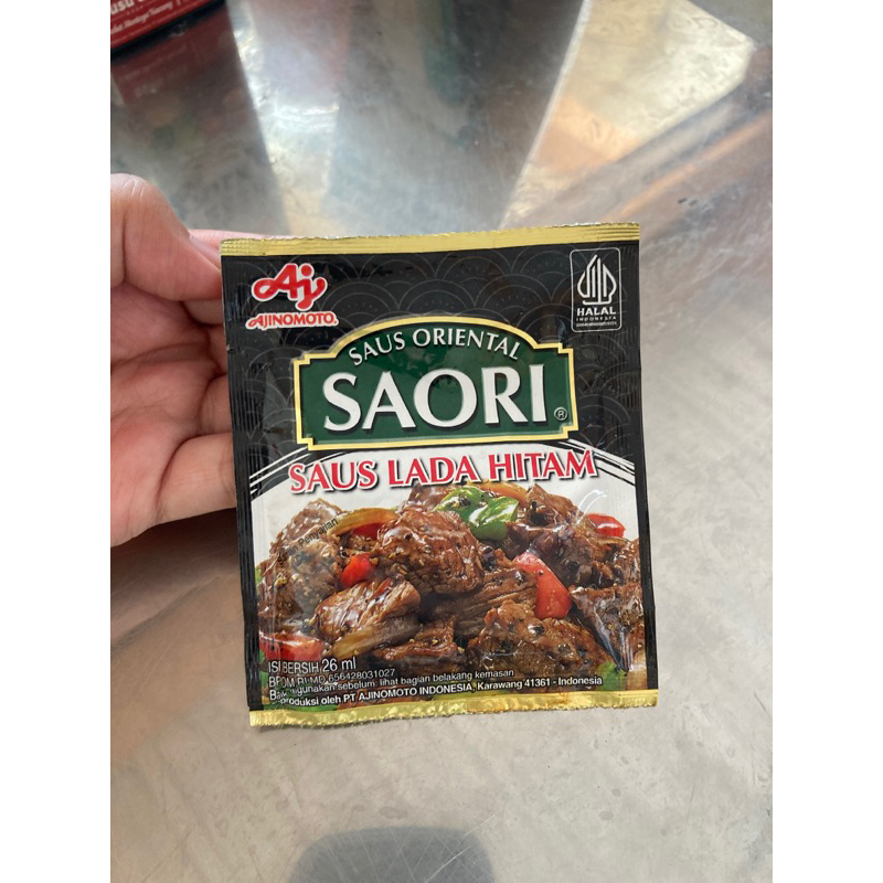 

Saori Saus Lada Hitam 26ml