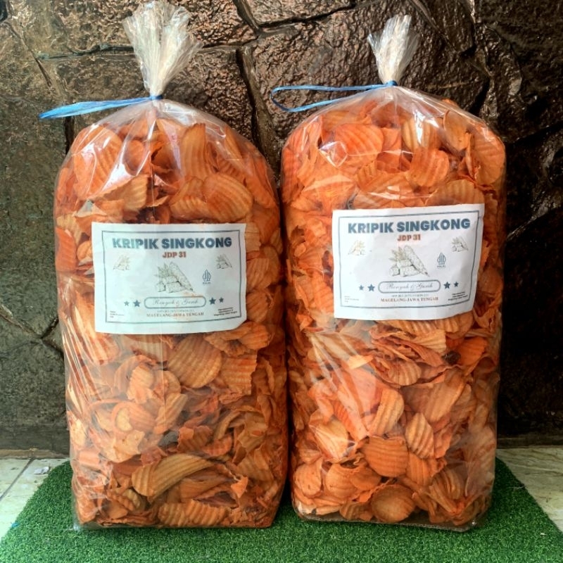 

KERIPIK SINGKONG BALADO ORIGINAL, 1 KG, 500 GR UTUH BUKAN REMUKAN ATAU SISA PRODUKSI