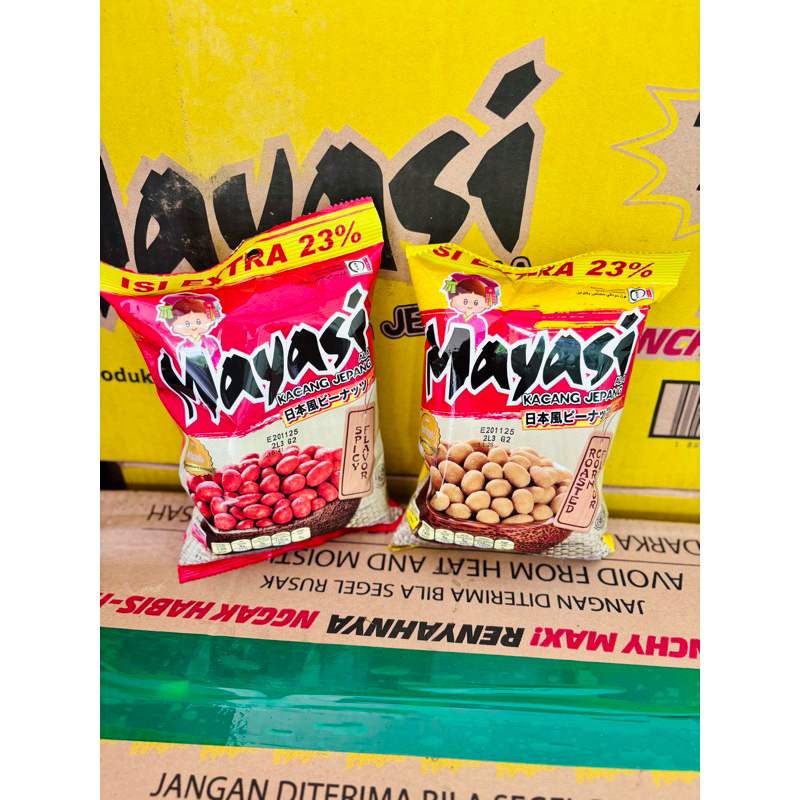 

MAYASI KACANG JEPANG BESAR 65gr+15gr EXP 11/2025