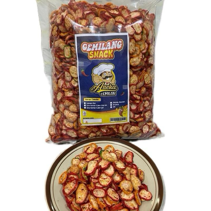 

seblak kencur seblak kering 500 gram 1 kg cemilan snack pedas gurih