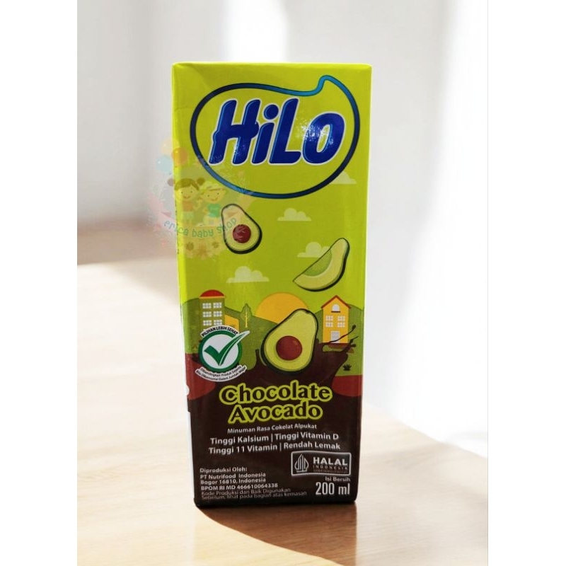 

Hilo UHT Chocolate Avocado / Coklat Alpukat 200ml (100% ORIGINAL)