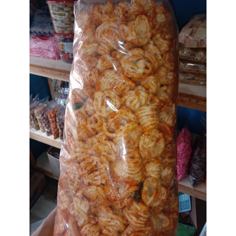 

KERUPUK KEONG/KONDE PEDAS GURIH 250GR