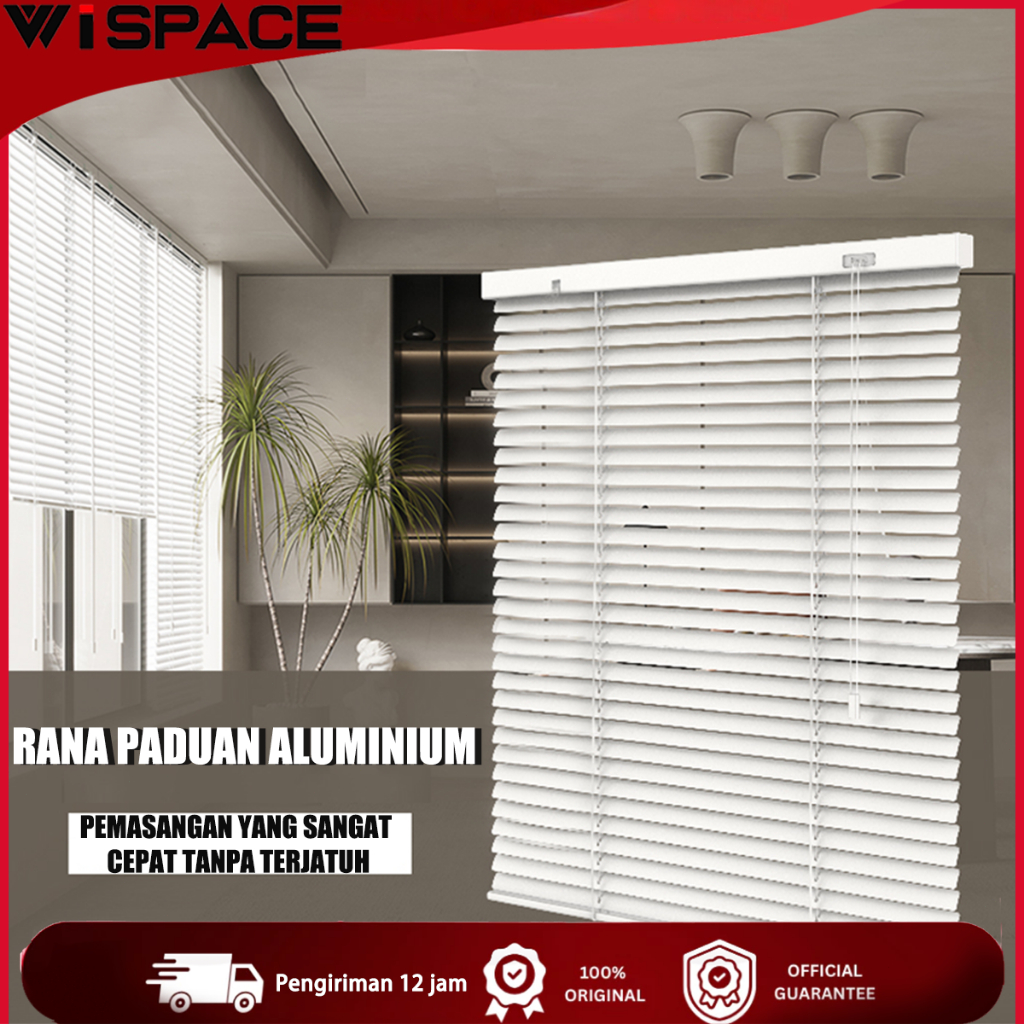 Tirai jendela Venetian Blind tirai jendela aesthetic Horizontal Blind Alumunium Venetian Blinds Kera