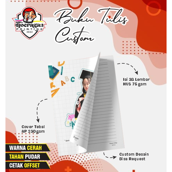 

Buku Custom / Buku Tulis Sekolah Custom