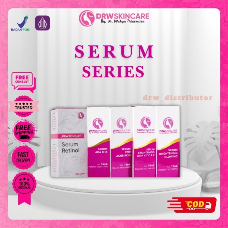 Serum Glow,Serum AHA BHA, Serum Brigtening with vi t C dan E, Serum Acne Drwskincare