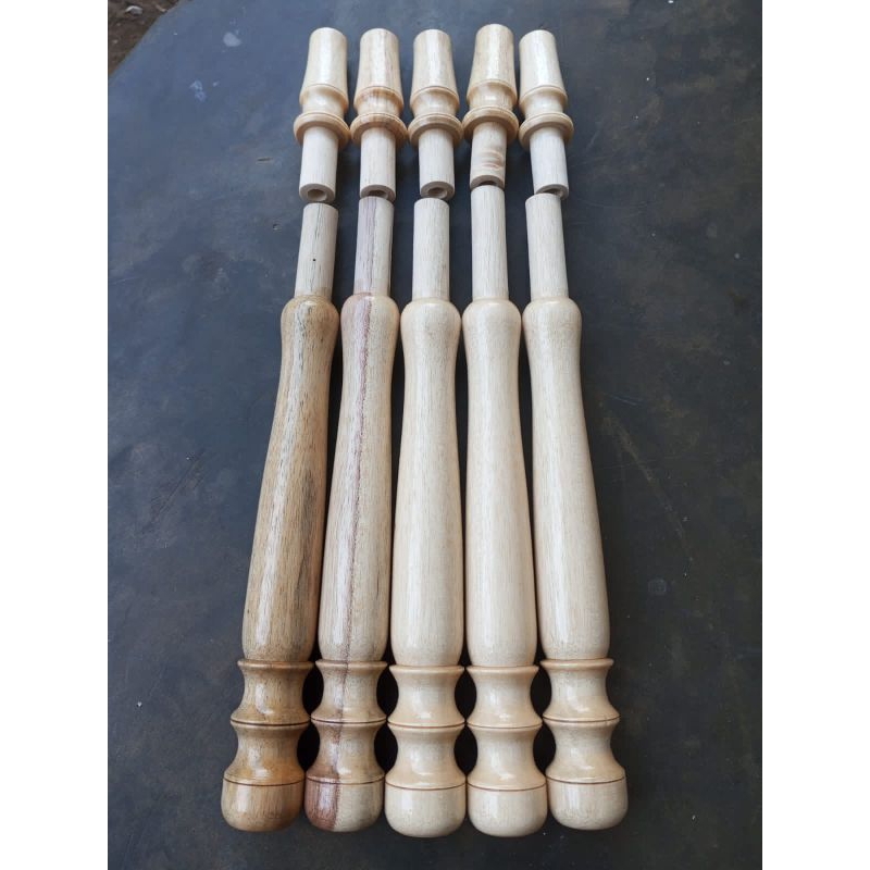 PEGANGAN JORAN GAGANG JORAN PANCING KAYU BUBUT 16MM