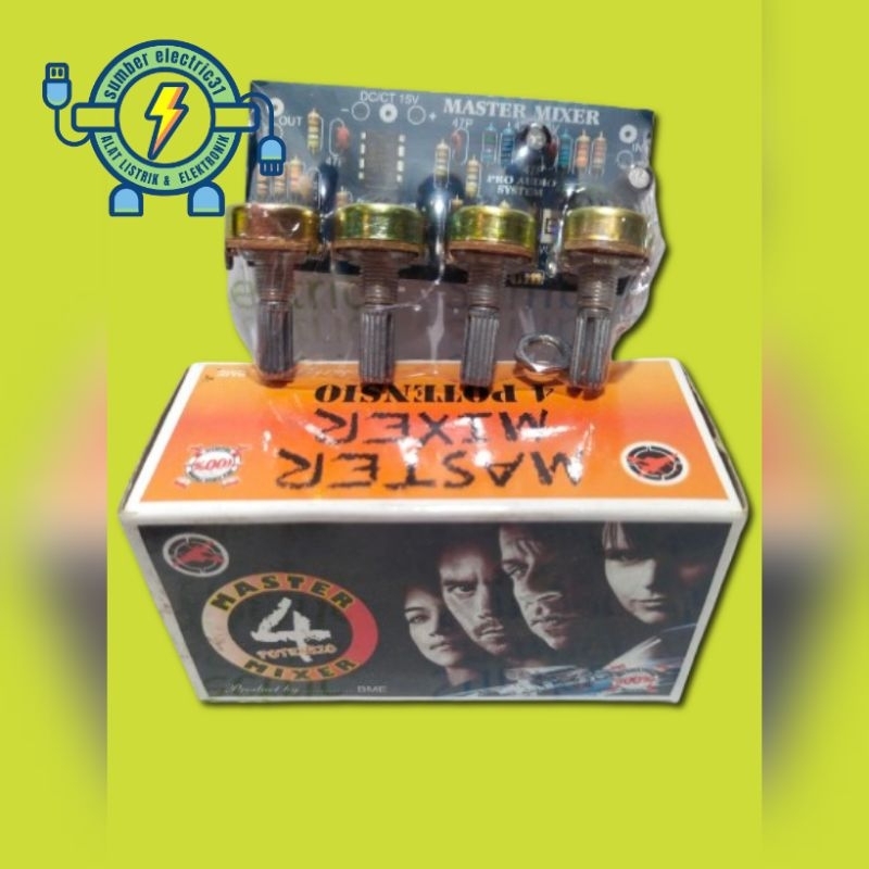 KIT MASTER MIXER 4 POTENSIO BME